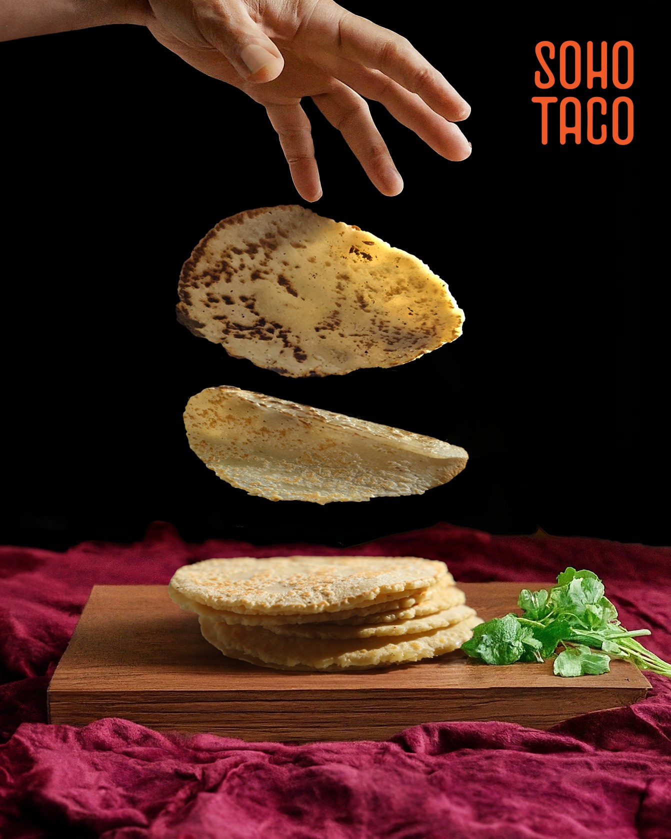 March Promo, Complimentary Hand Pressed Tortillas