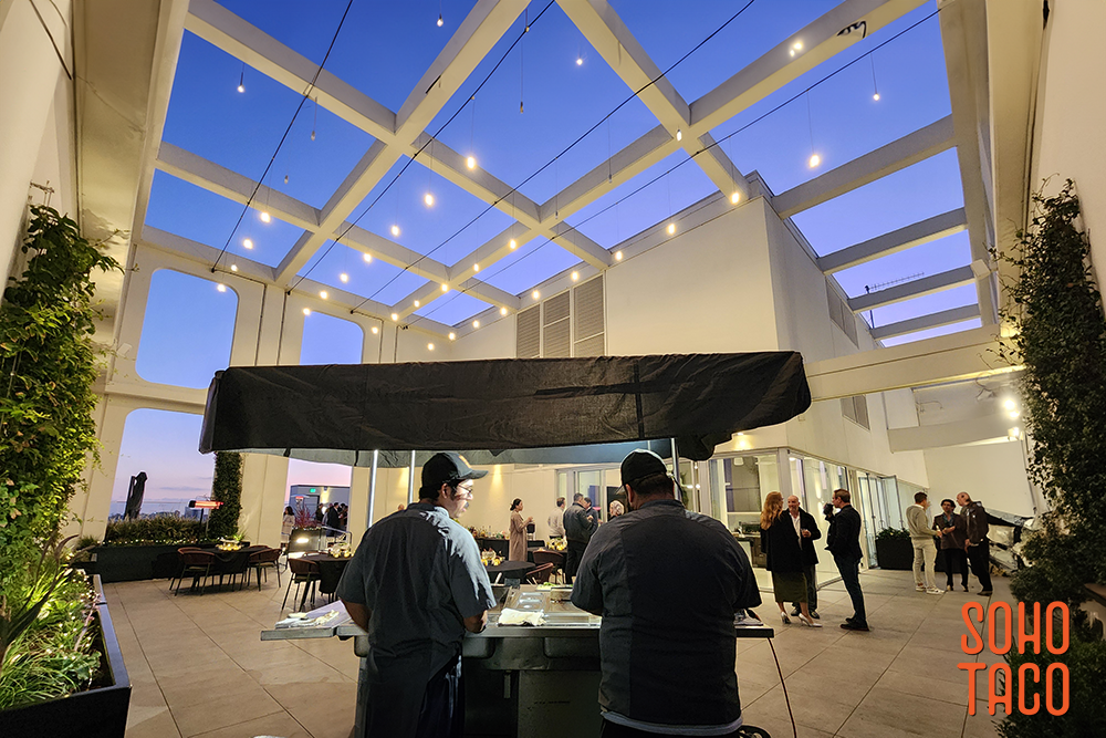 Taco Catering A Magnificent Rooftop Christmas Party in Beverly Hills