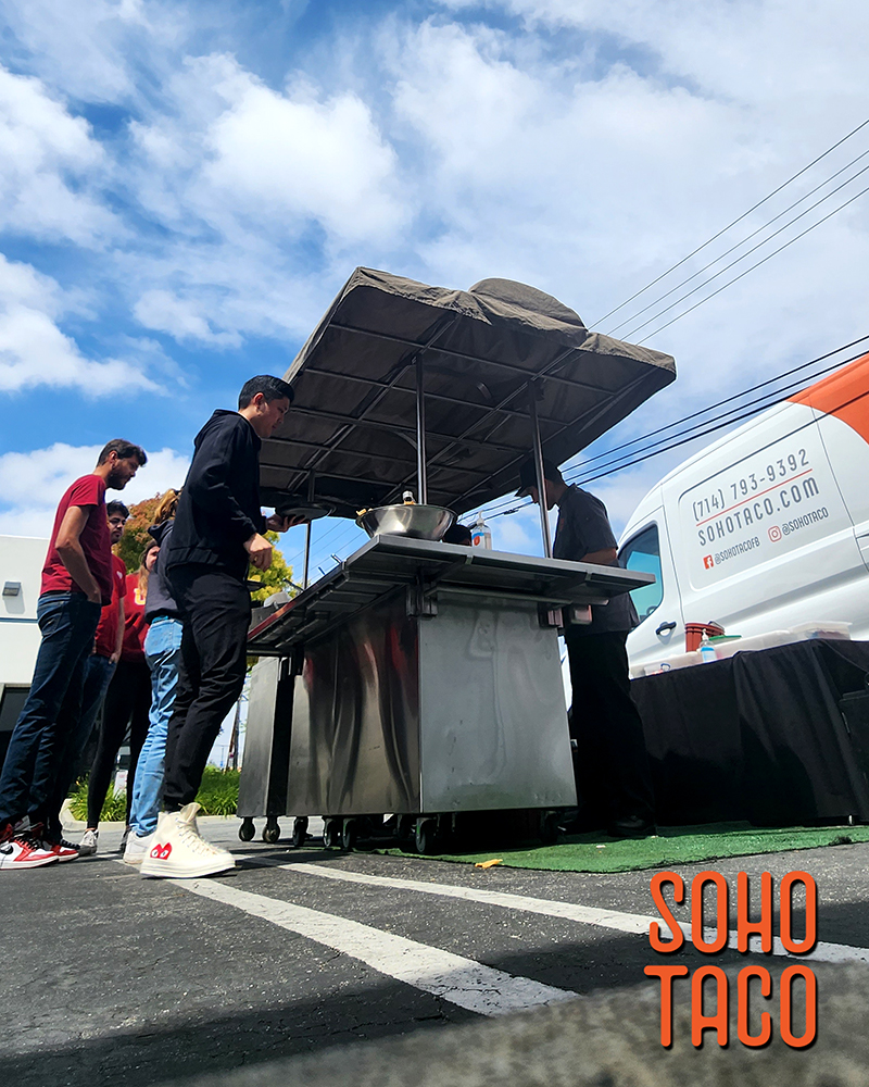 Enjoy SOHO TACO’s Critically Acclaimed Gourmet Taco Cart Catering