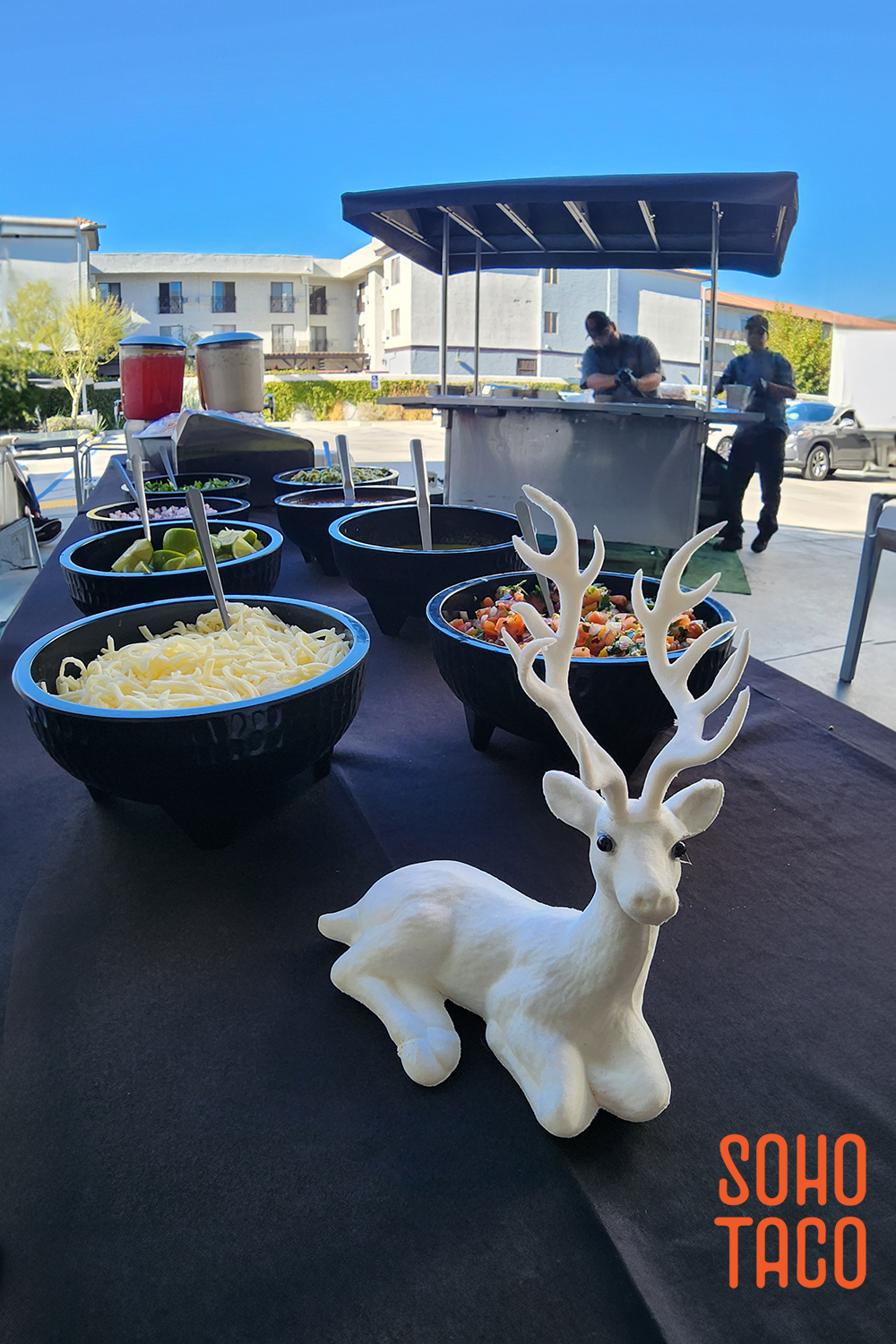 Exquisite Taco Cart Catering At The Lexus of Woodland Hills Employee Appreciation Event