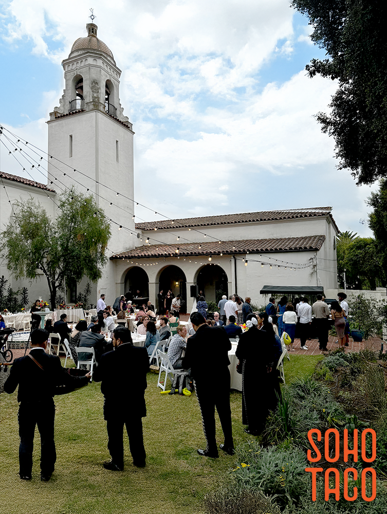 Wedding Catering At The Unitarian Society of Santa Barbara