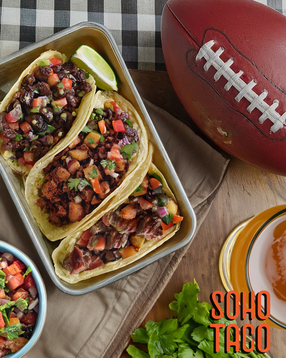The Super Bowl Feast, with SOHO TACO